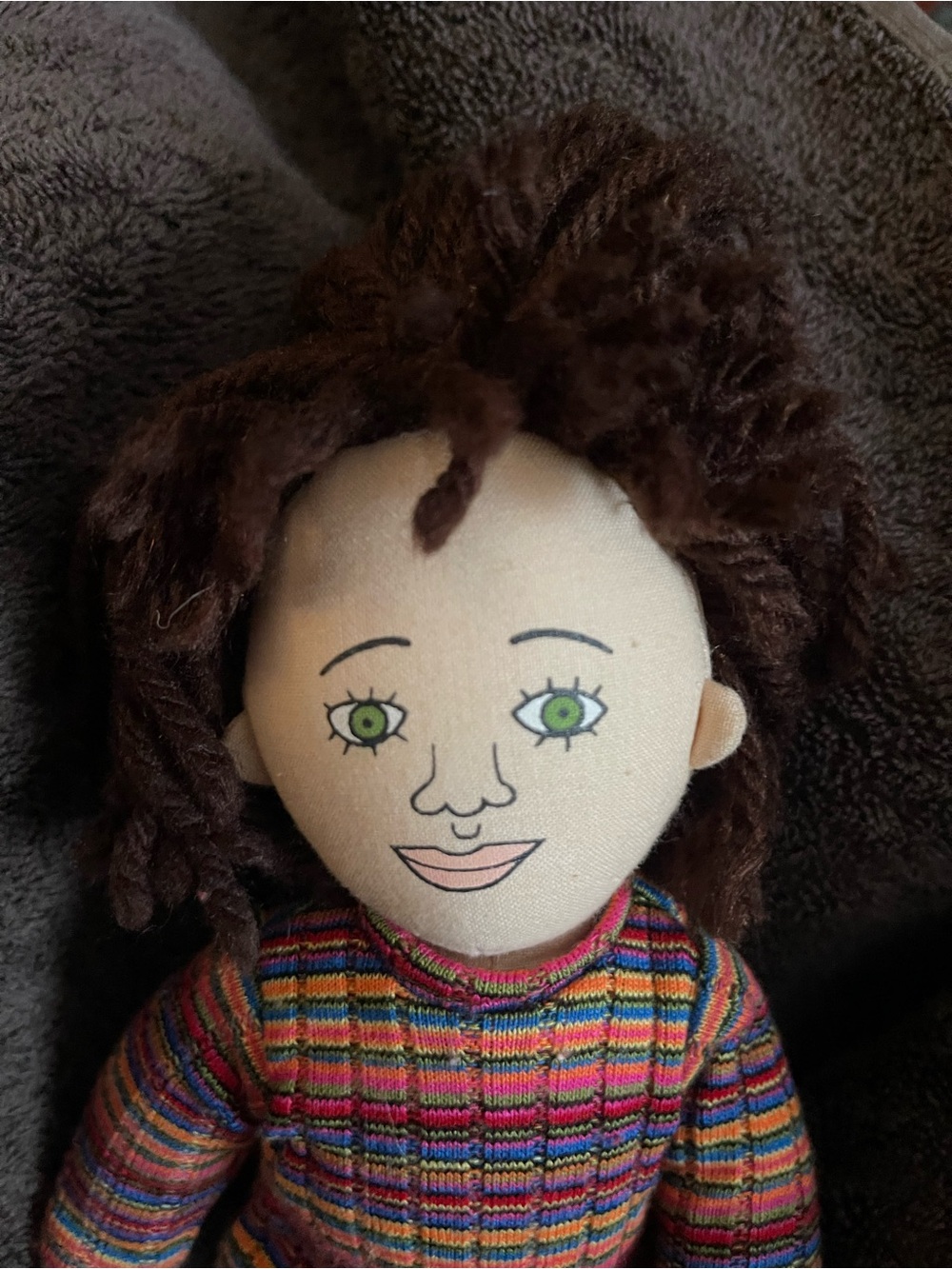 Plush Cloth Amelia Doll in Brown Hair American Girl